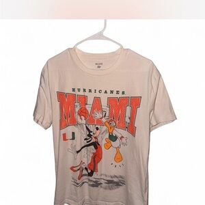 Hollister Miami Hurricanes Graphic Tee - Cream